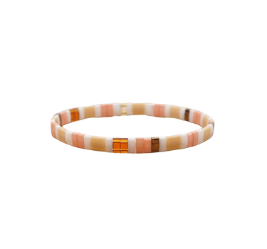 PEACHY MIYUKI TILA BEADS BRACELET