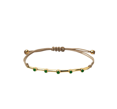 Multi Gem Green Bracelet