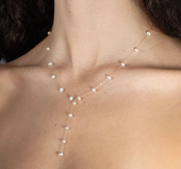 Long Pearl Necklace