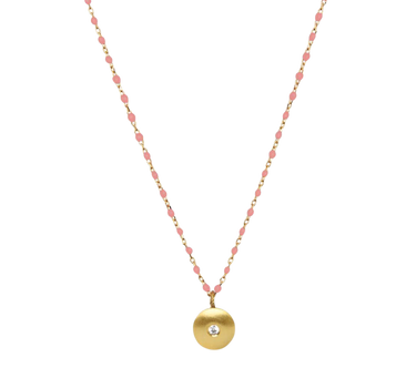 Pink Splash Necklace