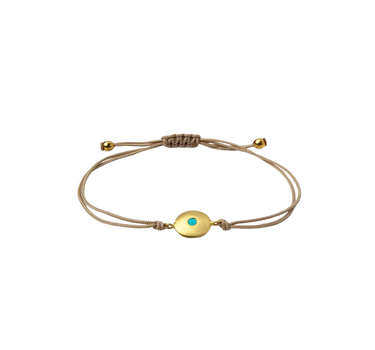 Round Turquoise Gem Bracelet