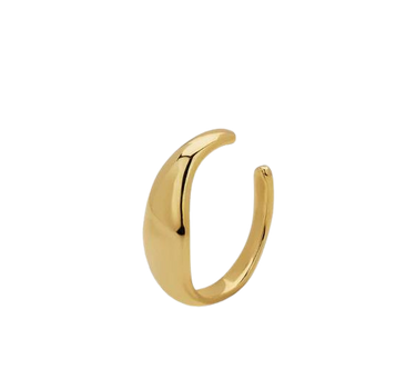 Plain Gold Vermeil Ear Cuff