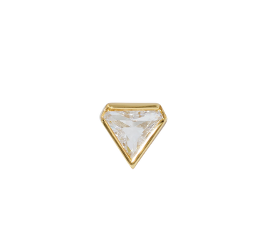 Triangle Gold Vermeil Studs