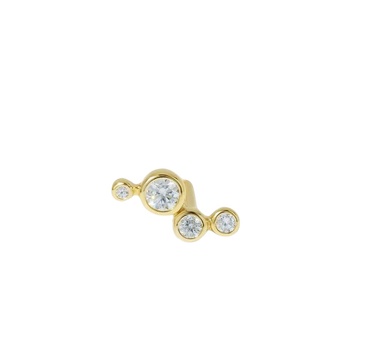 Rounds Gold Vermeil Studs